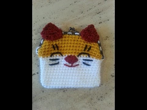 Helenmay Crochet Lucky Cat Coin Purse DIY Tutorial