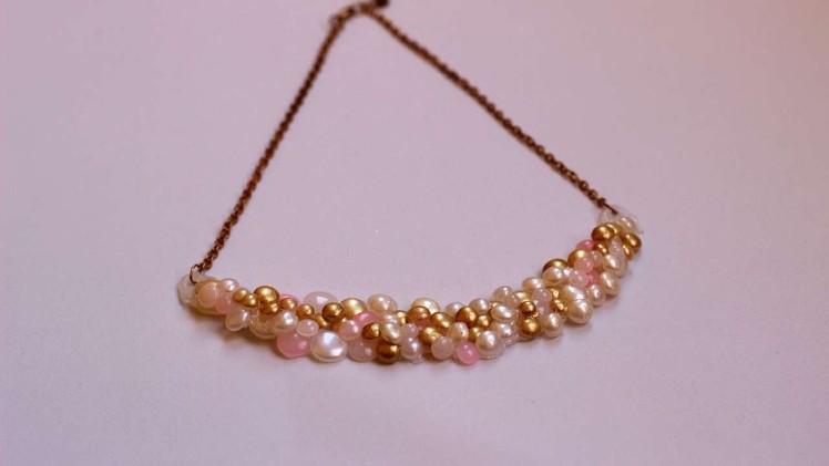 How To Create An Elegant  Hot Glue Pearl Necklace - DIY Style Tutorial - Guidecentral