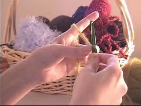 How to Crochet Beanies : How to Properly Hold Yarn to Crochet