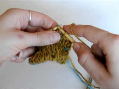 How to Double Knit: Binding Off