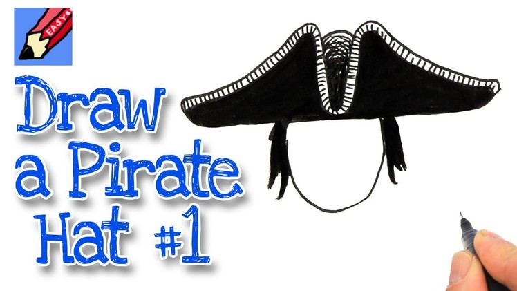 How to draw a Pirate Hat - Style 1