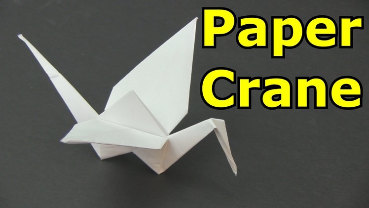 How to Make a Paper Crane -Origami-