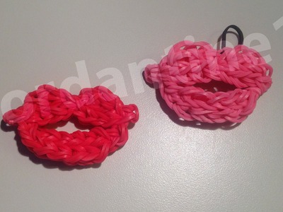 How To Make A Rainbow Loom Pair Of Lips Charm - Valentine's Day Kiss