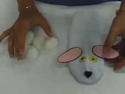 How to make a sock puppet- Sheep