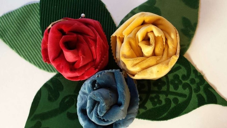 How To Make No Sew Fabric Flowers - DIY Crafts Tutorial - Guidecentral