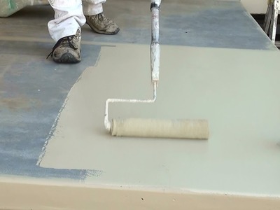 How to paint a concrete floor - Step by step guide on how to paint concrete floors.