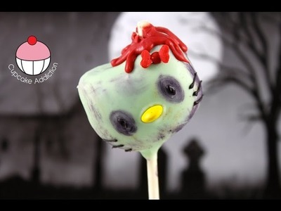 Make ZOMBIE Hello Kitty Cake Pops for Halloween - A Cupcake Addiction How to Tutorial