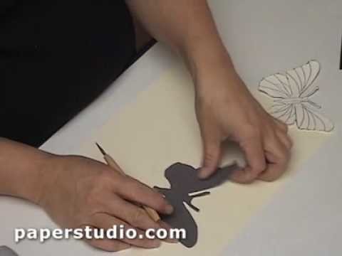Making Butterflies from Decorative Paper - Paperstudio.com