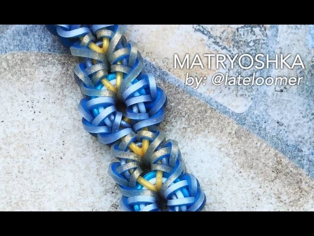 MATRYOSHKA Hook Only bracelet tutorial