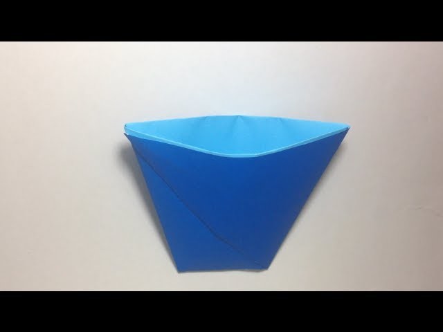 Origami - How to Make an Origami Paper Cup That Can Hold Water