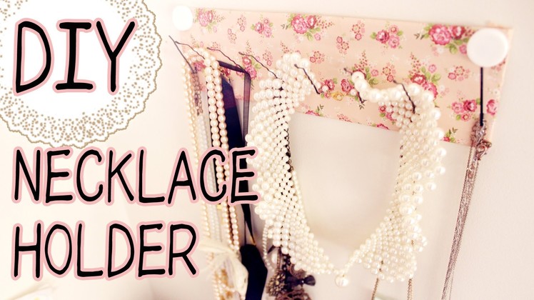 【ORIGINALS】 DIY Necklace Holder w. Household Items