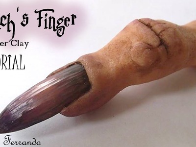 Polymer Clay Witch's Severed Finger Tutorial & A Little Tale | Maive Ferrando
