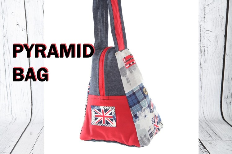 Pyramid style handbag - part 2. DIY Bag Vol 16B
