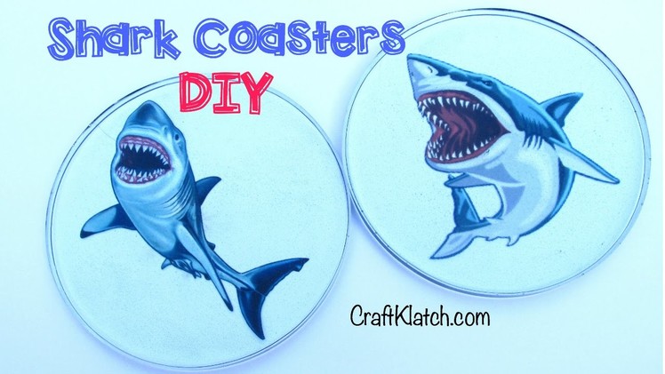 Shark Coaster DIY   Another Coaster Friday Craft Klatch