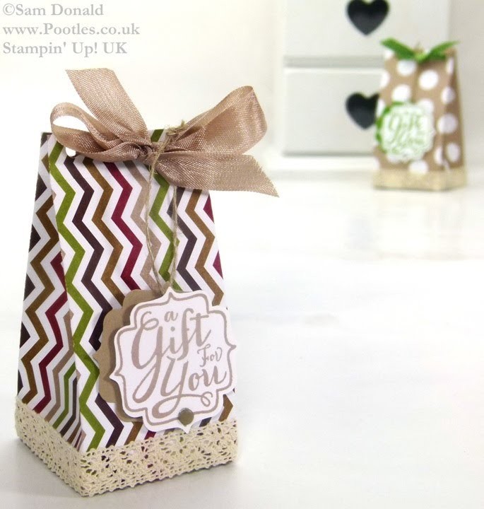 Stampin' Up! UK ADVENT COUNTDOWN 19 Table Gift Bag