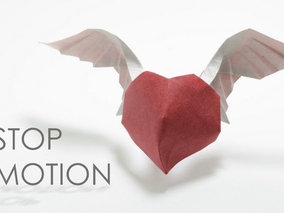 Stop motion: Origami Angel heart (Hoang Tien Quyet)
