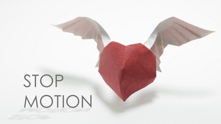 Stop motion: Origami Angel heart (Hoang Tien Quyet)