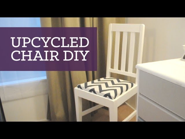 Upcycled old chair DIY | CharliMarieTV