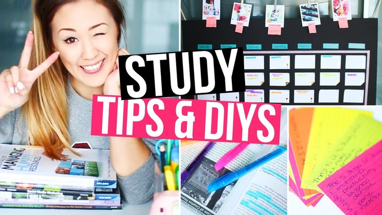 5 Study DIYs & Tips to Stay Organized at School! | LaurDIY