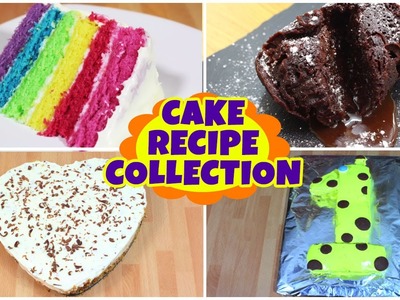 Cake Recipe Collection | Rainbow cake and more ideas | Quick and Easy Recipe | HooplaKidz Recipes