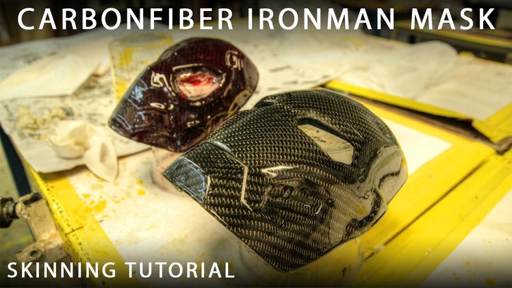Carbonfiber Skinning or Wrapping Tutorial - Ironman & Spiderman Mask