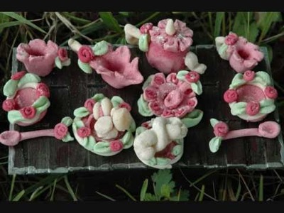 Cheaper than Fimo clay fairy garden tea set by Butterfly Lullaby.wmv