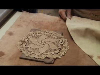 Clay Pottery Slab Building : Lace Texture Tips for Clay Slabs