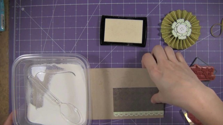 Create a Card - Accordion Fold Flower Card