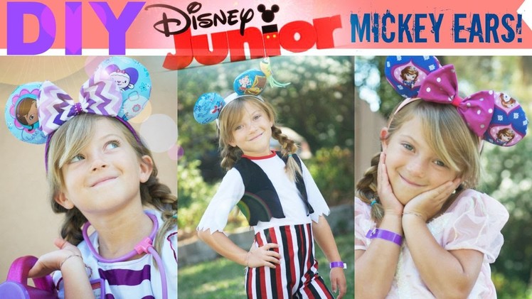 DIY Disney Jr. Mickey Ears Doc, Sofia, and Jake!