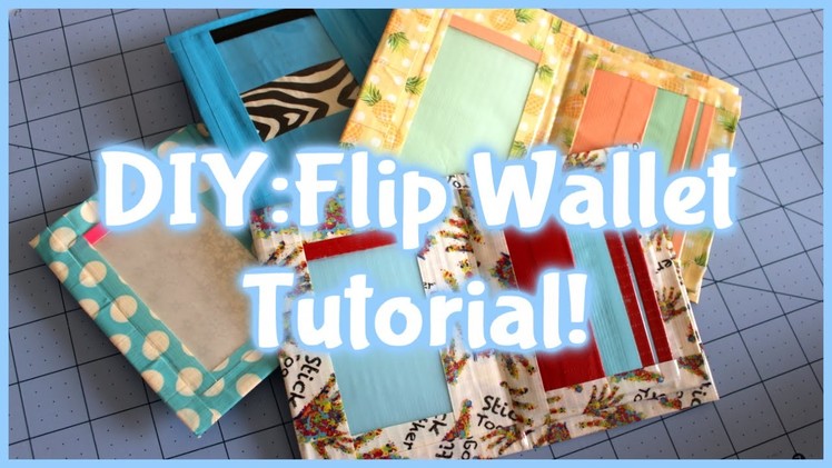 DIY:Duct Tape Flip Wallet Tutorial!