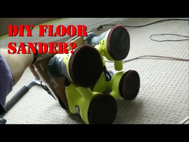 DIY Floor Sander?? How's that for a hack. 