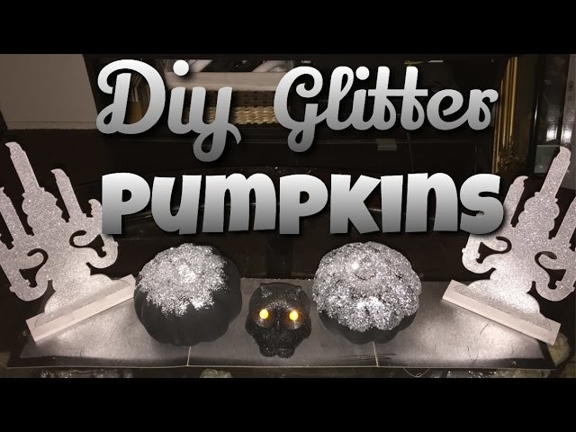 DIY Glitter Pumpkin Decor |Dollar tree pumpkins Ep. 3