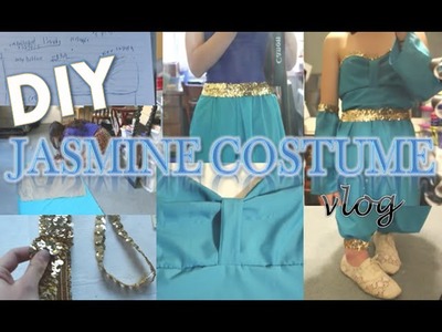 DIY Jasmine Halloween Costume: Vlog!! | GlitteryCassie