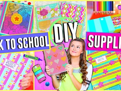 DIY School Supplies for Back to School 2015 + Giveaway!!! (Cute & Easy) ♡  | Jessica Reid