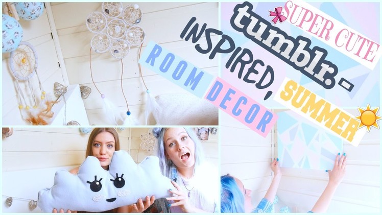 DIY ✧ Super Cute, Tumblr-Inspired, Summer Room Decorations