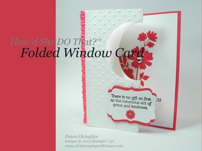 Easy Folded Window Card