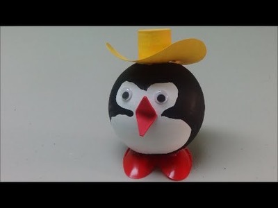 Easy Recycled Projects for Kids: Penguin out of Plastic Bottle
