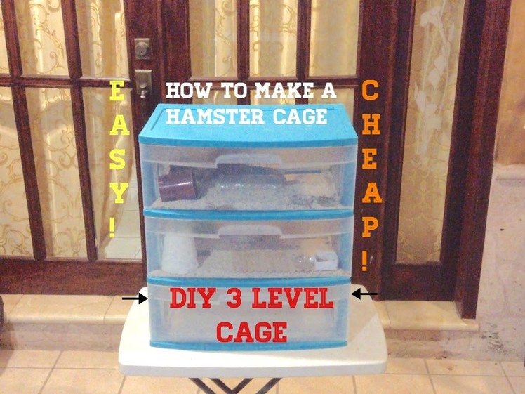 Hamster Cage | DIY | 3 Levels! | Animal Content