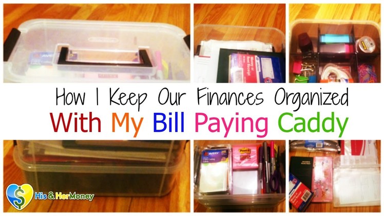 How I Keep Our Finances Organized With My DIY Bill Paying Caddy