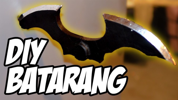 How To DiY Batarang from Batman Arkham Game series for Cosplay Costume Movie Props