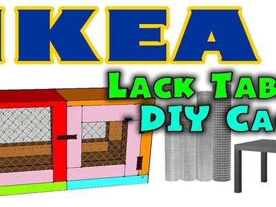 HOW TO: DIY HAMSTER CAGE! - Ikea Lack Table Cage | Designed by ErinsHamsters