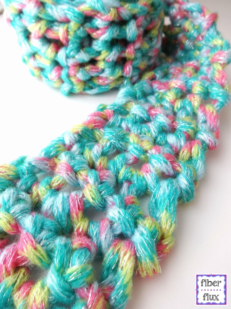 How To Finger Crochet A Fun Kid's Scarf, Episode 220