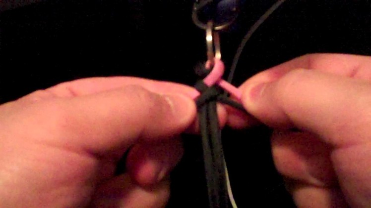 How To: Tying a 4 strand round braid around a core. Spiral pattern.