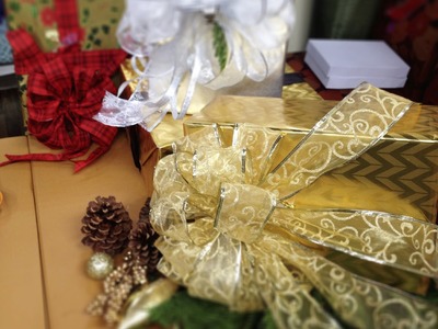 Magnificent Bows for gifts -  Tanya 's Tips