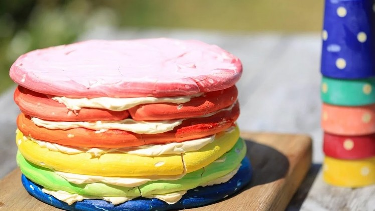 Meringue Girls Rainbow Cake