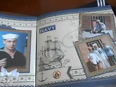 Military Retirement Scrapbook Album