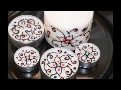 Mother day special gift idea-Henna Candles