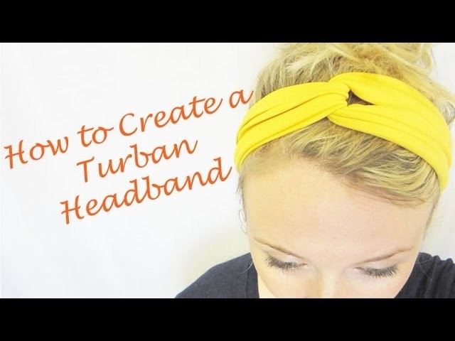 Part 1 of Headband Series: How to Create a Twisted Headband