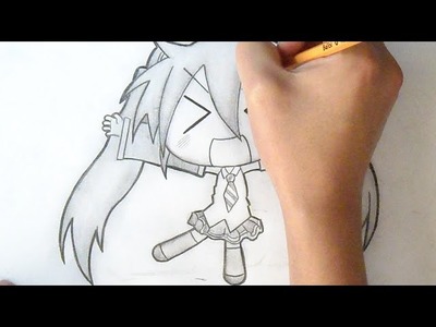 "Paso a Paso" Como Dibujar Chibi Miku-san | How to Draw Mikusan Chibi