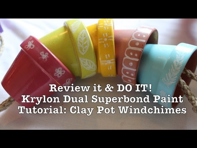 Review It & DO IT: Krylon Part 2; Clay Pot Windchime Tutorial